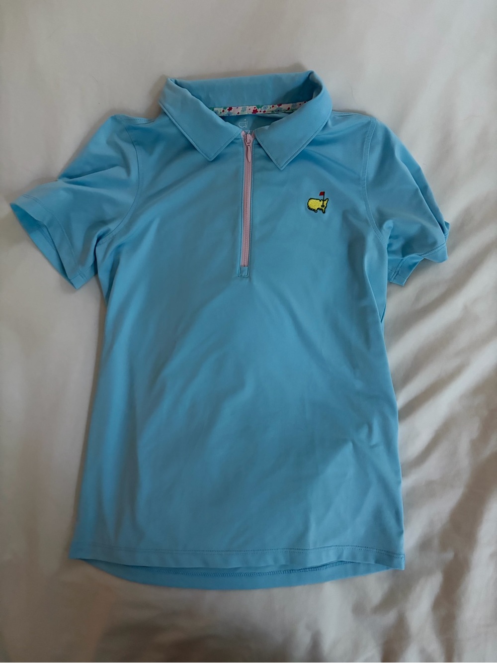 Masters Kids Performance Zip Up Polo